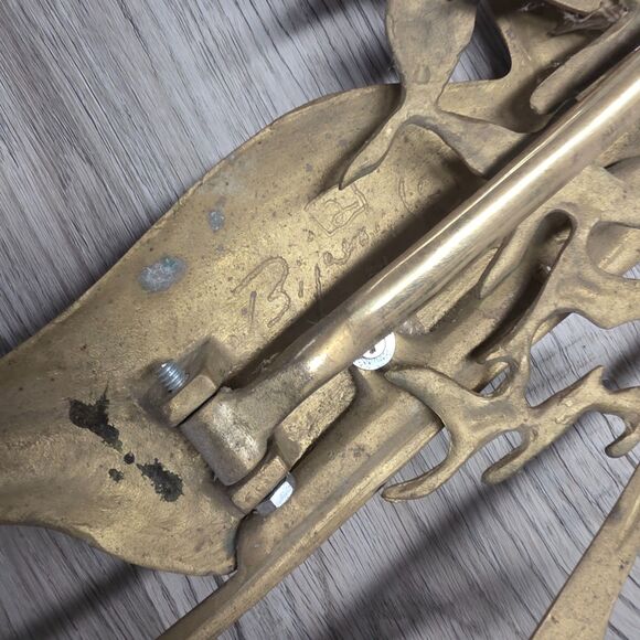 Vintage wall mural "Swans." American sculptor, Bidjan - Picture 9 of 11